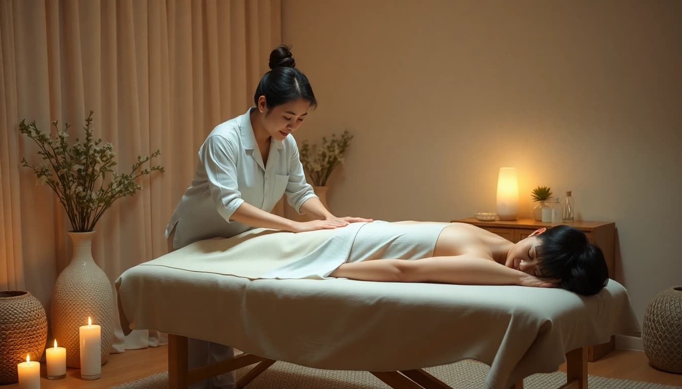 집에서 제공되는 평택출장마사지 서비스, 차분한 분위기의 전문 마사지사