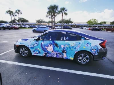 Anime for Cars: Transform Your Ride with a Stunning Itasha Wrap Design