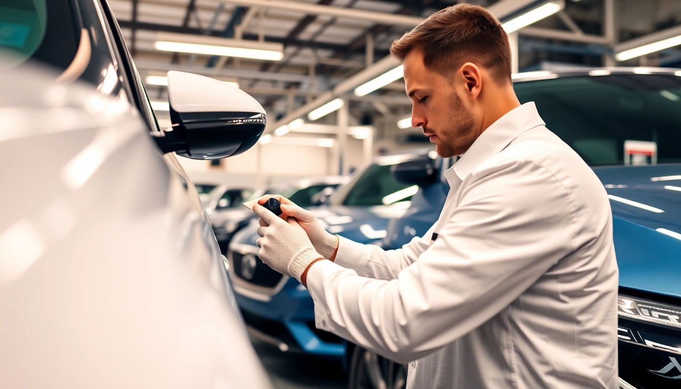 Leasinfahrzeug aufbereitung münchen im modernen Autohaus mit professionellem Service.