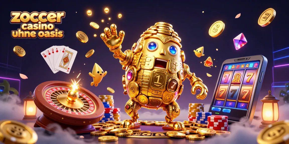 Im Zoccer Casino ohne Oasis erleben Spieler mit Giganten im goldenen Glanz spannende Slot-Action.