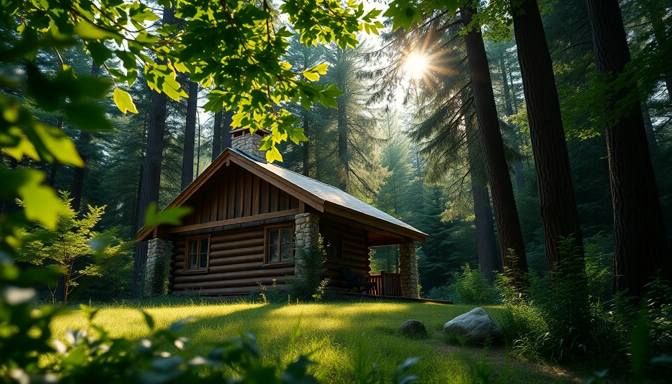 Retreat Urlaub mit den Engeln im Schwarzwald: Eine entspannte Holzhütte umgeben von Natur.